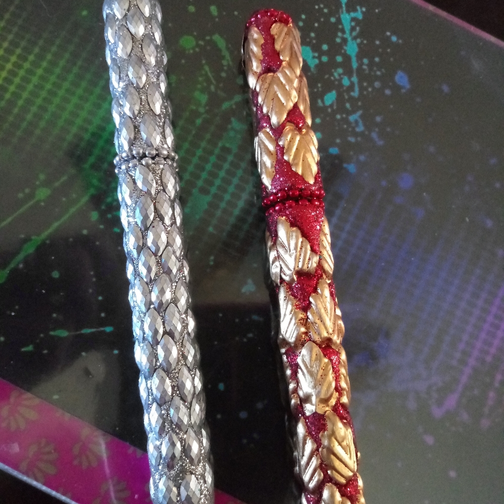 Hand Gemed Pens Set of 2